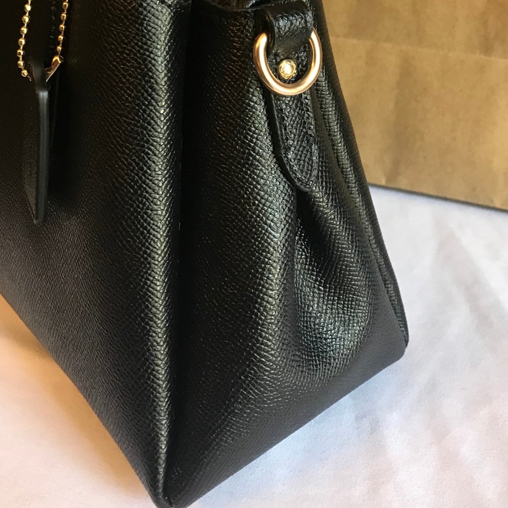 Coach Small Black Tote/Crossbody - Picture 4 of 11